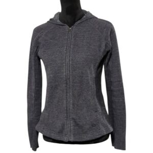 Mountain Hardwear Sarafin Dark Grey zip front Hooded Jacket